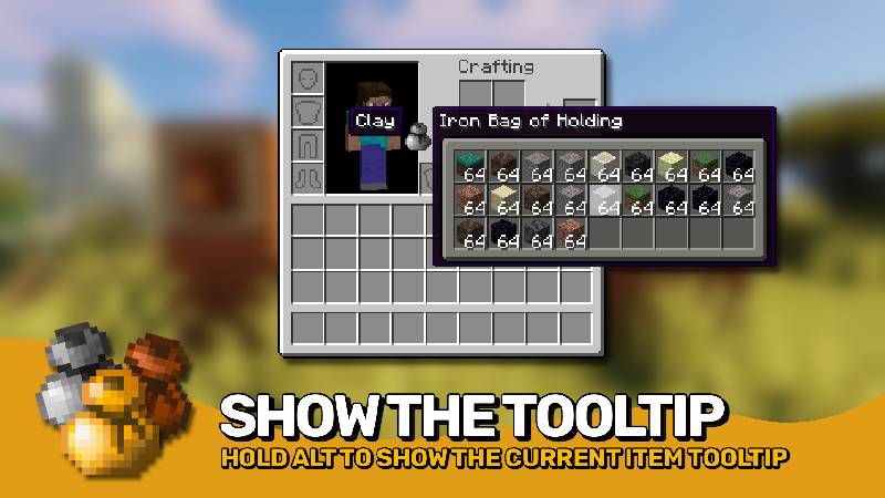 Скриншот мода Bag Of Holding #3800