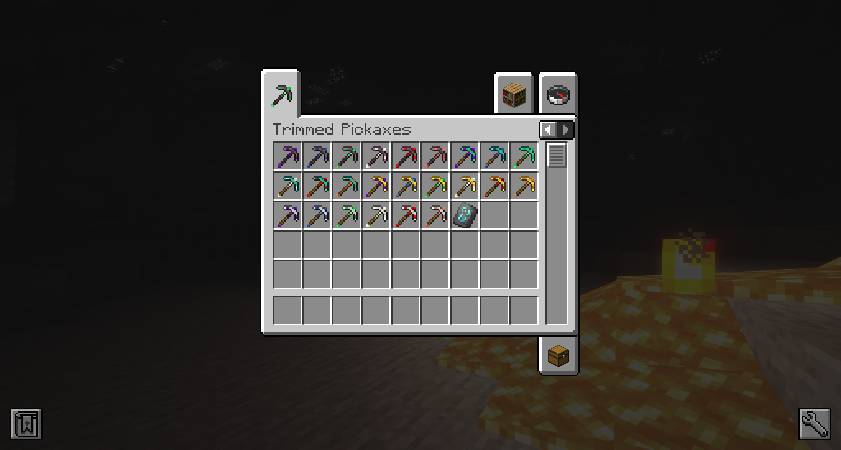 Скриншот мода Better Pickaxe Trims #4289