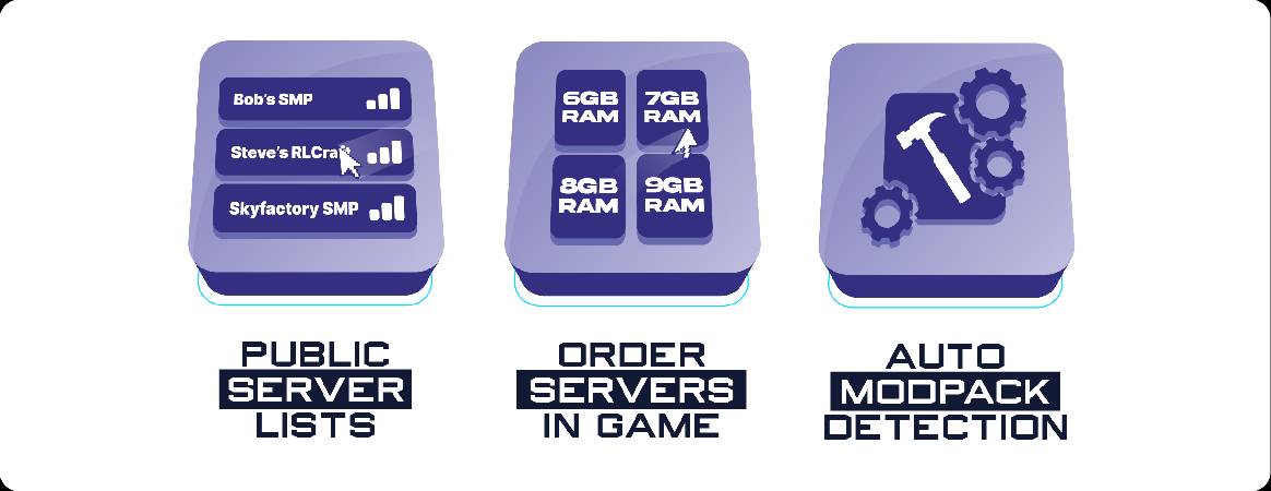 Скриншот мода BisectHosting Server Integration Menu [FORGE] #927