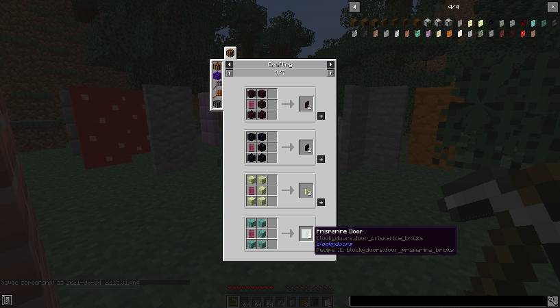 Скриншот мода Blocky Stone Doors #2464