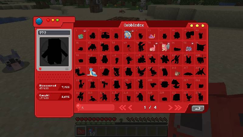 Скриншот мода Cobblemon Pokédex (Cobbledex) #3098