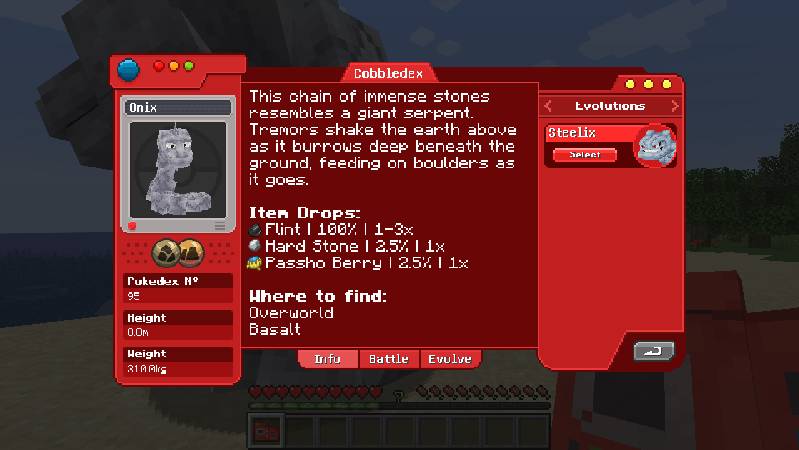Скриншот мода Cobblemon Pokédex (Cobbledex) #3102
