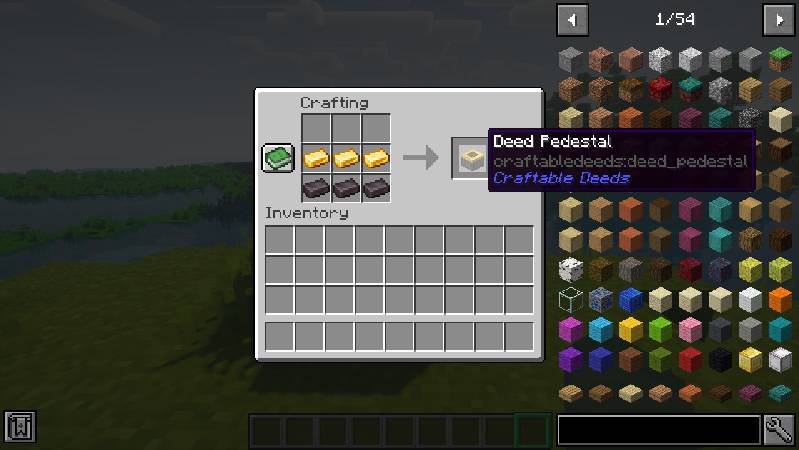 Скриншот мода Craftable Deeds #3009