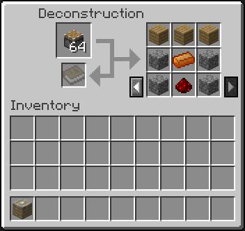 Скриншот мода Deconstruction Table #3975