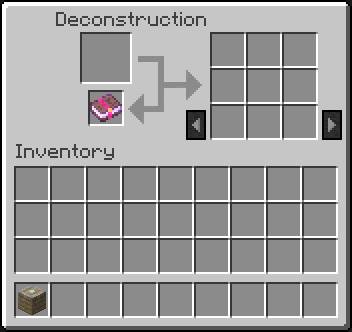 Скриншот мода Deconstruction Table #3976