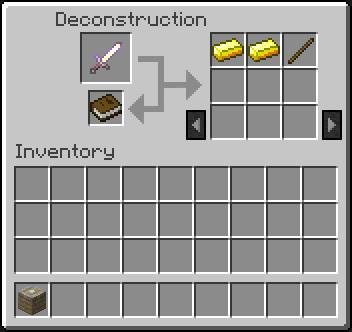 Скриншот мода Deconstruction Table #3977