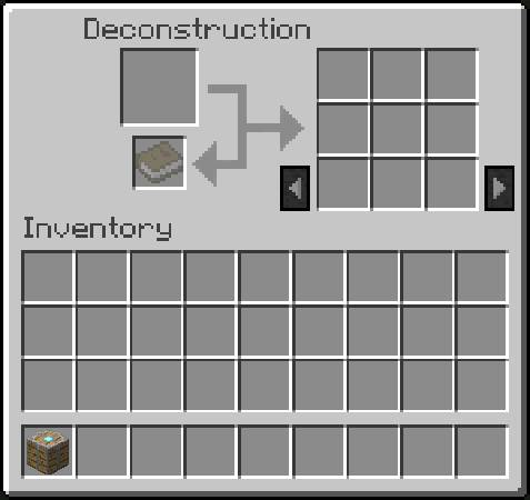 Скриншот мода Deconstruction Table #3981