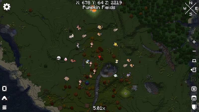 Скриншот мода E19 - Cobblemon Minimap Icons #3823