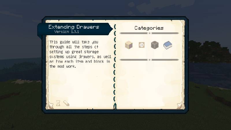Скриншот мода Extended Drawers #3861