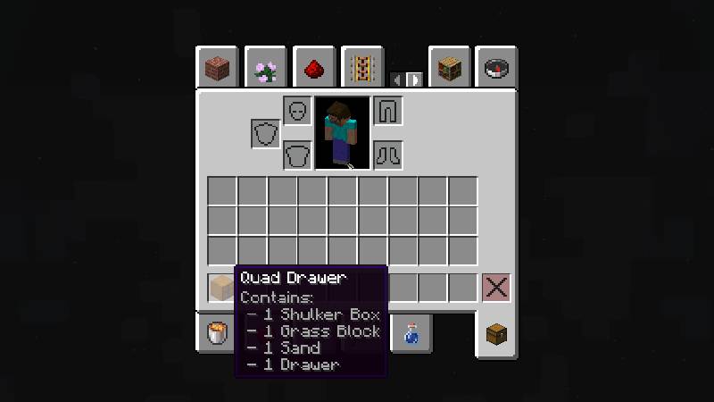 Скриншот мода Extended Drawers #3863