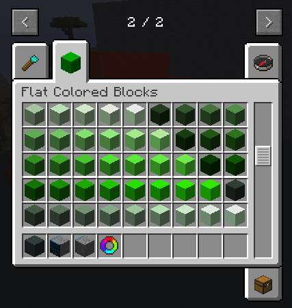 Скриншот мода Flat Colored Blocks - For Forge #1984