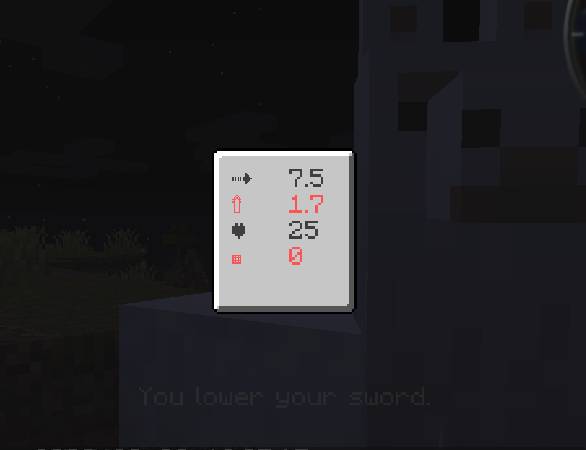 Скриншот мода Horse Stats Vanilla (Fabric) #3452