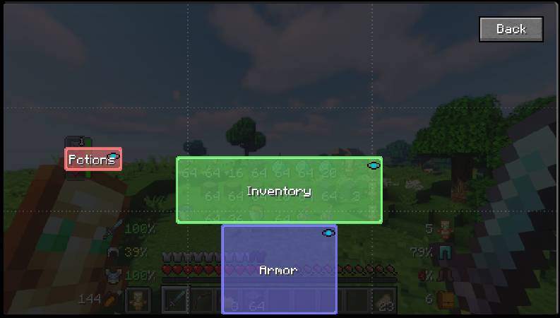 Скриншот мода Inventory HUD+ #748