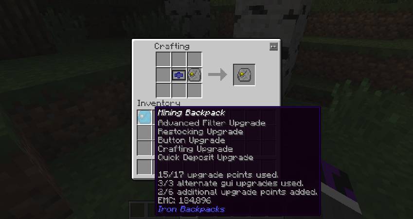 Скриншот мода Iron Backpacks #945