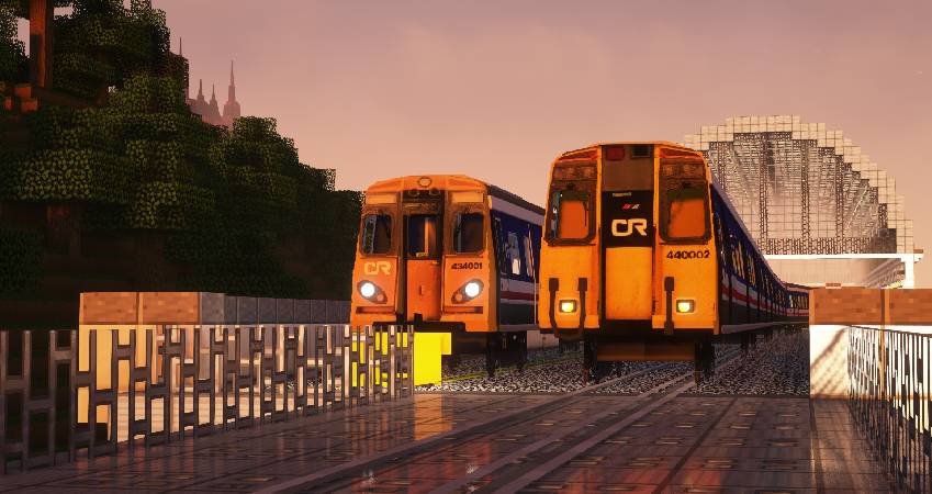 Скриншот мода Minecraft Transit Railway (Automated trains, planes, and more!) #3048