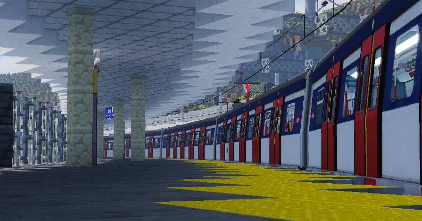 Скриншот мода Minecraft Transit Railway (Automated trains, planes, and more!) #3052