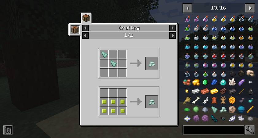 Скриншот мода Mob Drops Recipes [Overworld] #2894