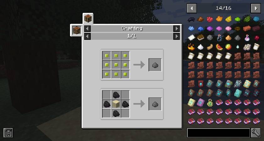 Скриншот мода Mob Drops Recipes [Overworld] #2898