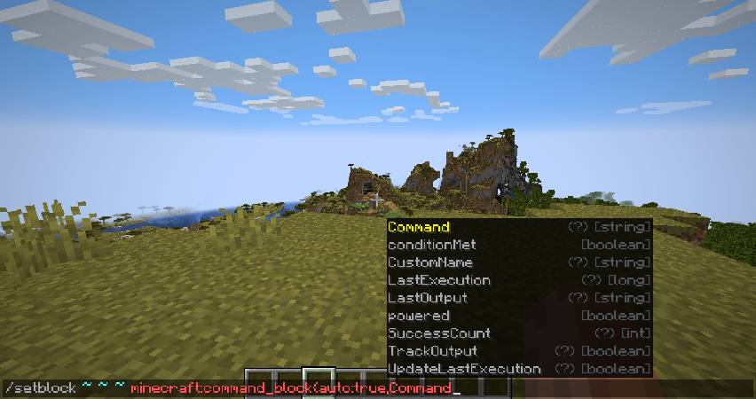 Скриншот мода NBT Autocomplete #3560