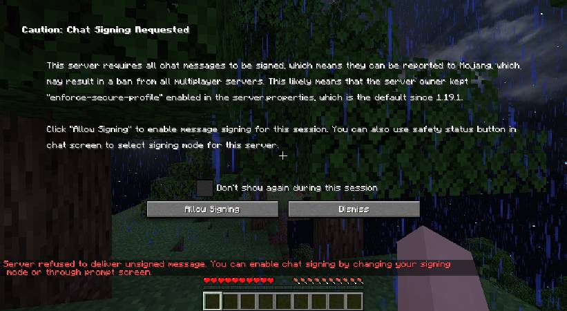 Скриншот мода No Chat Reports #649