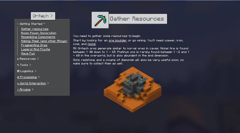 Скриншот мода Oracle Index #4104