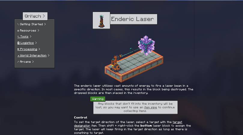 Скриншот мода Oracle Index #4105