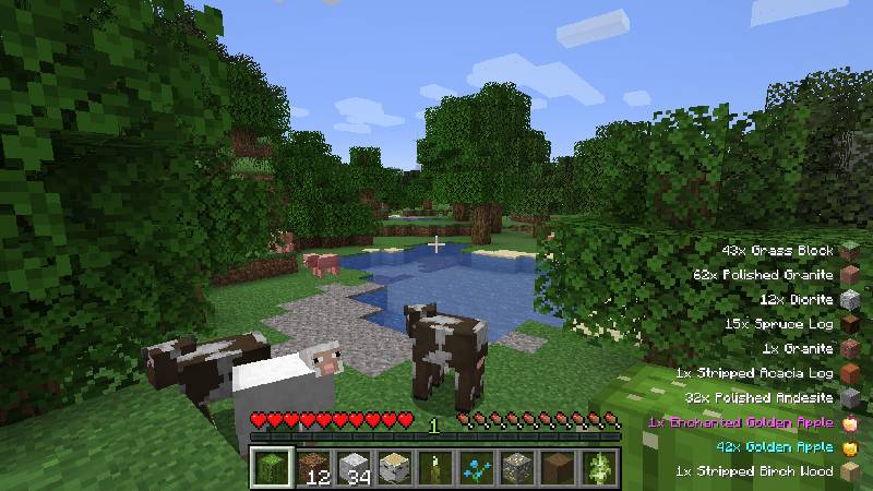 Скриншот мода Pick Up Notifier [Legacy Fabric] #4300