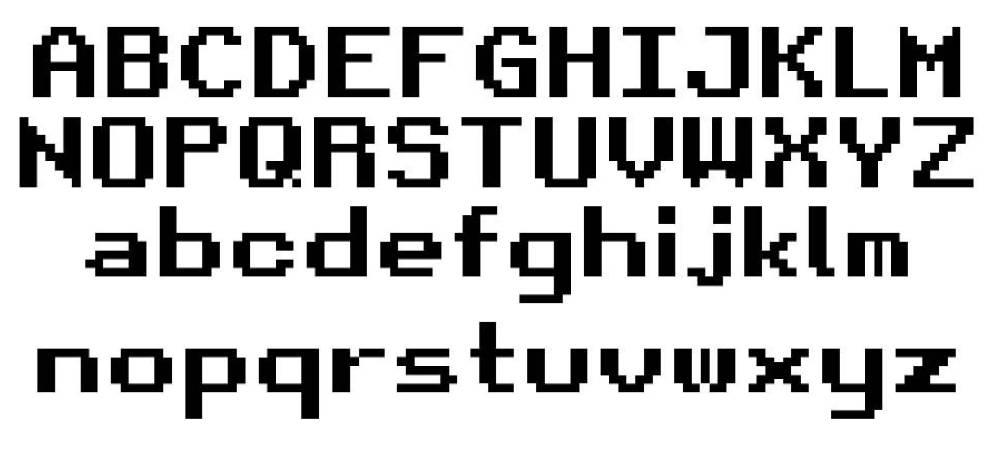 Скриншот мода Retro RPG Font #2857