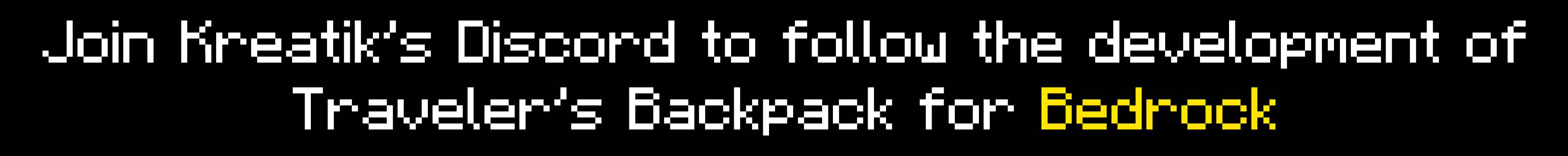 Скриншот мода Traveler's Backpack #1414