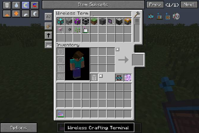 Скриншот мода Wireless Crafting Terminal #1213